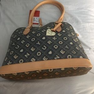 Brown Dooney and Bourke Logo Handbag